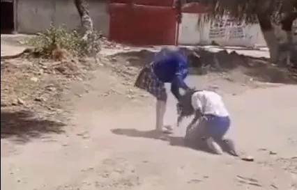 Pelea entre alumnas de secundaria