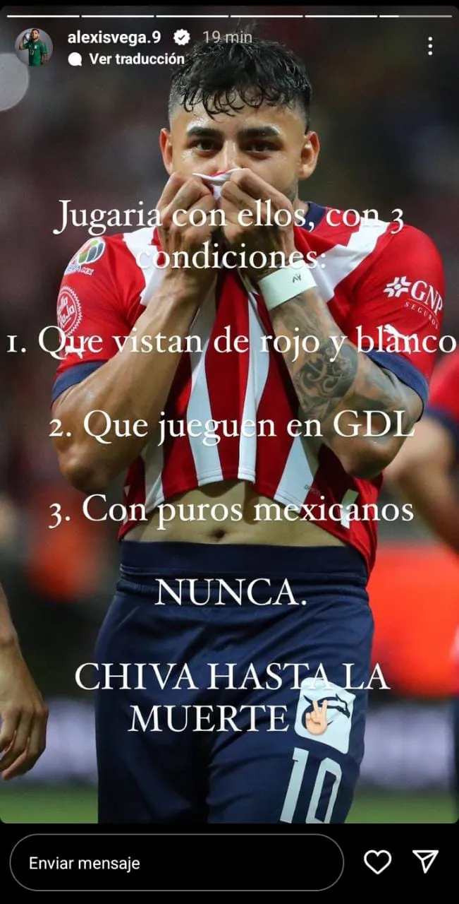 ESPECIAL Historia de Instagram de Vega