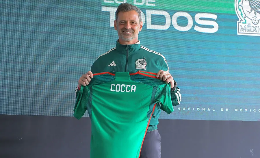 Diego Cocca al ser presentado como DT de México