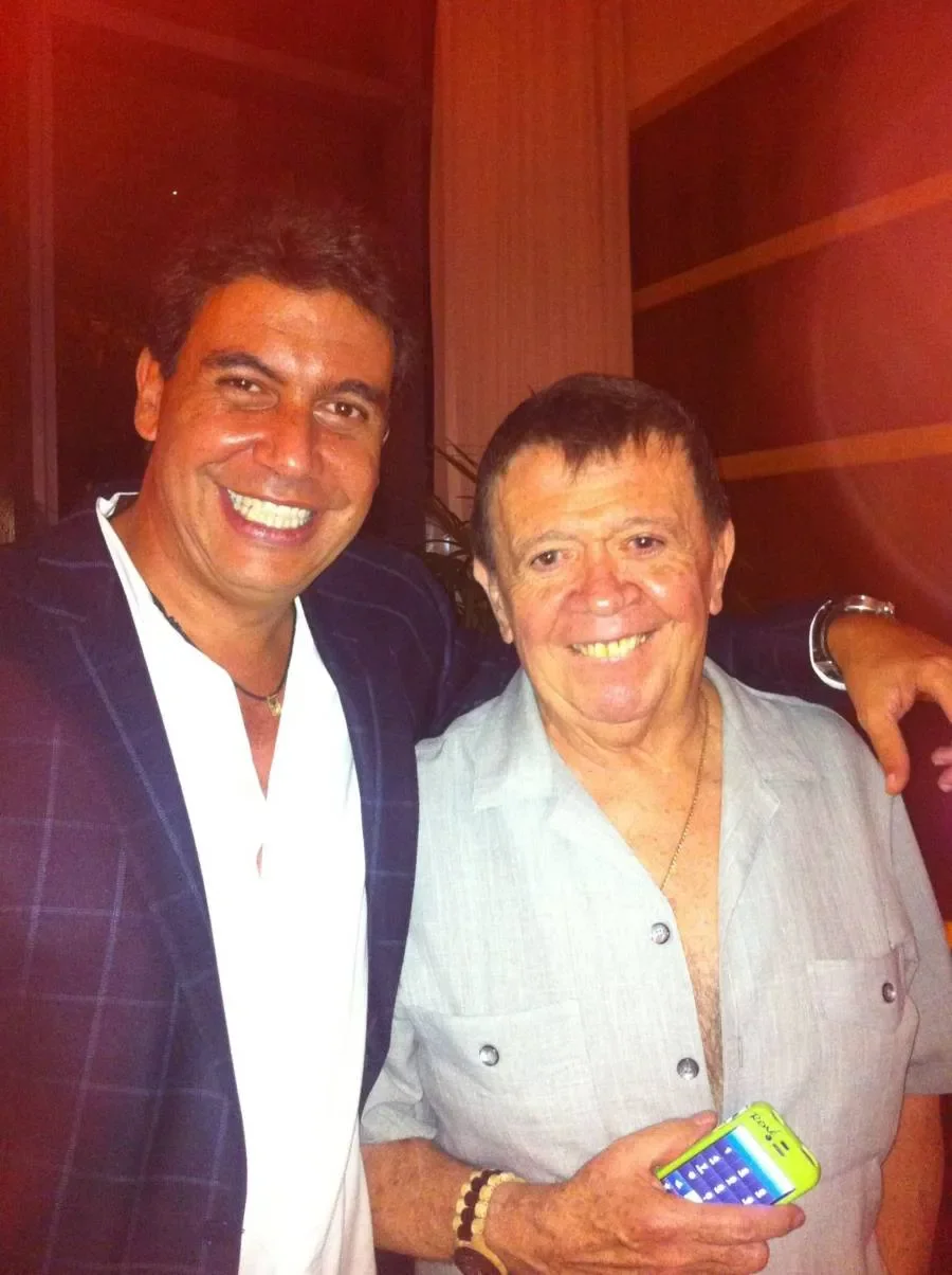 Xavier López y Arturo Elías Ayub en fotografía juntos