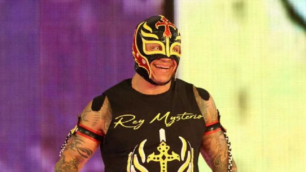 Rey Mysterio antes de una pelea