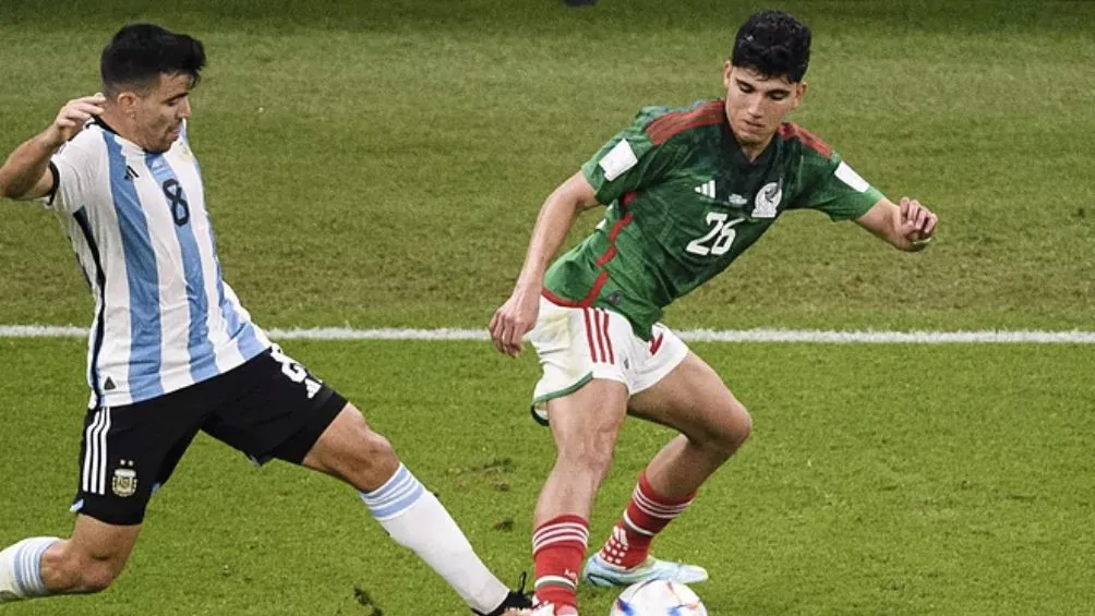 Álvarez durante el Mundial de Qatar 2022