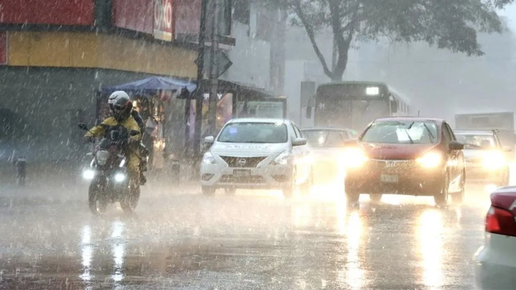 La lluvia en la CDMX