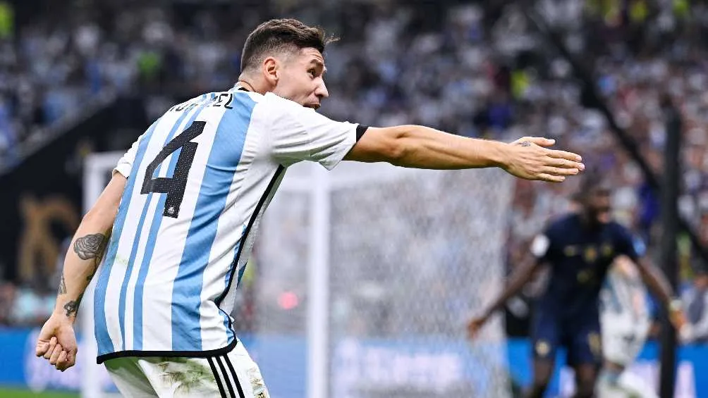 El defensor argentino en la Final del Mundial