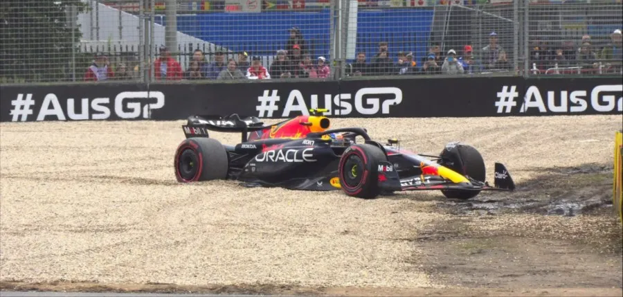 Monoplaza de Sergio Pérez en GP de Australia