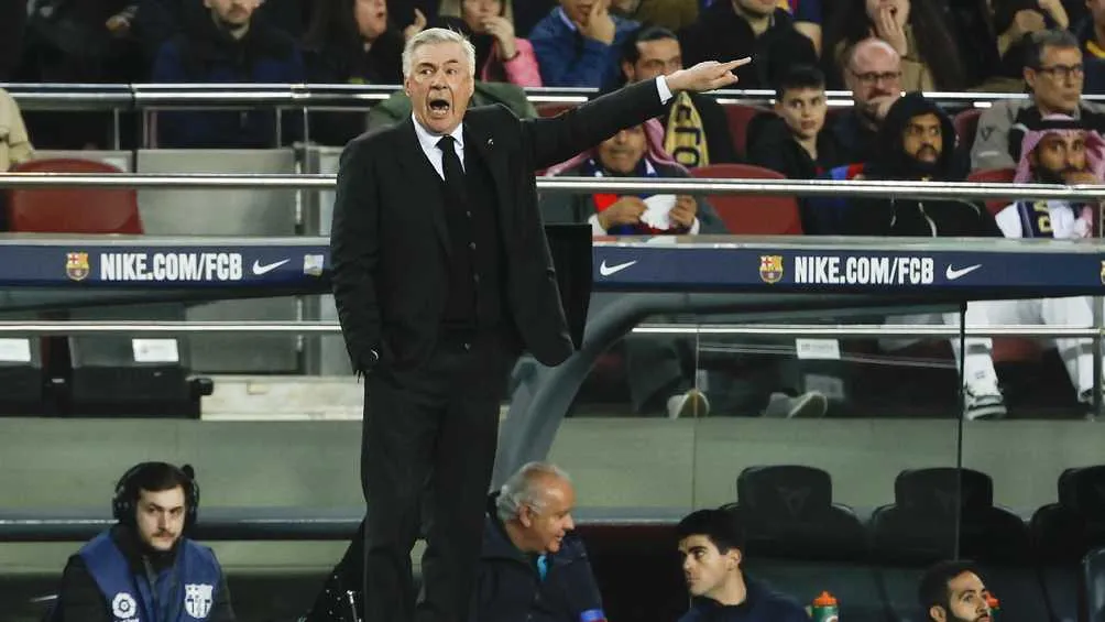 El entrenador del Real Madrid en en el Clásico