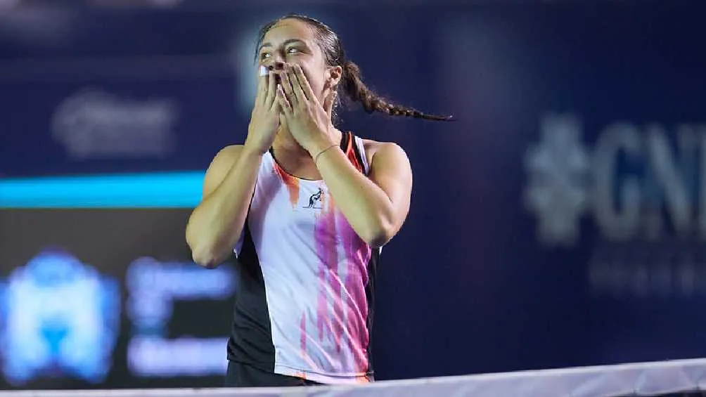 Cocciaretto tras ganar el Abierto Mexicano