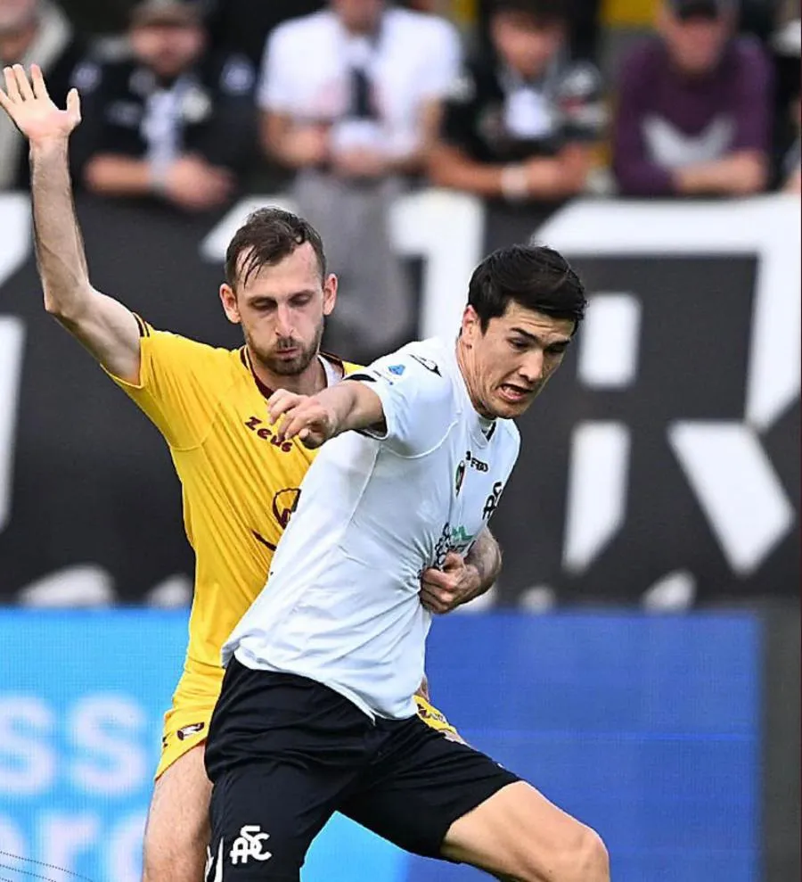 Partido entre Salernitana y Spezia de la Serie A