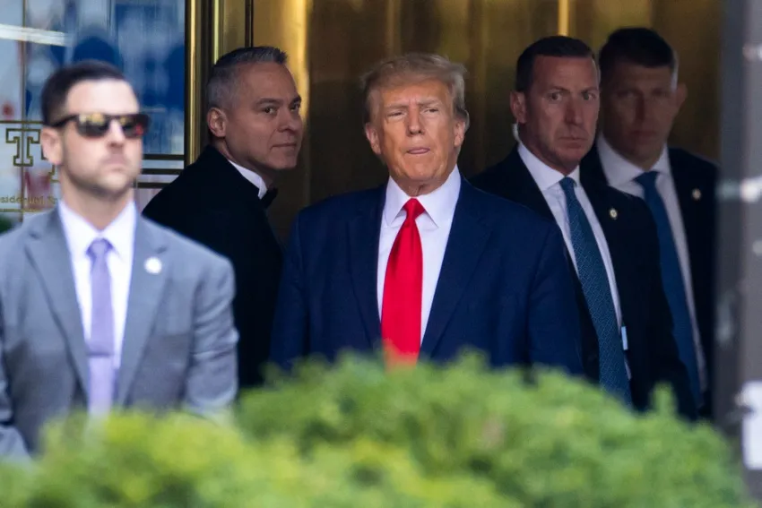 Trump acudió a un tribunal este martes