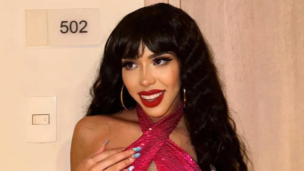 La veracruzana con disfraz de Selena