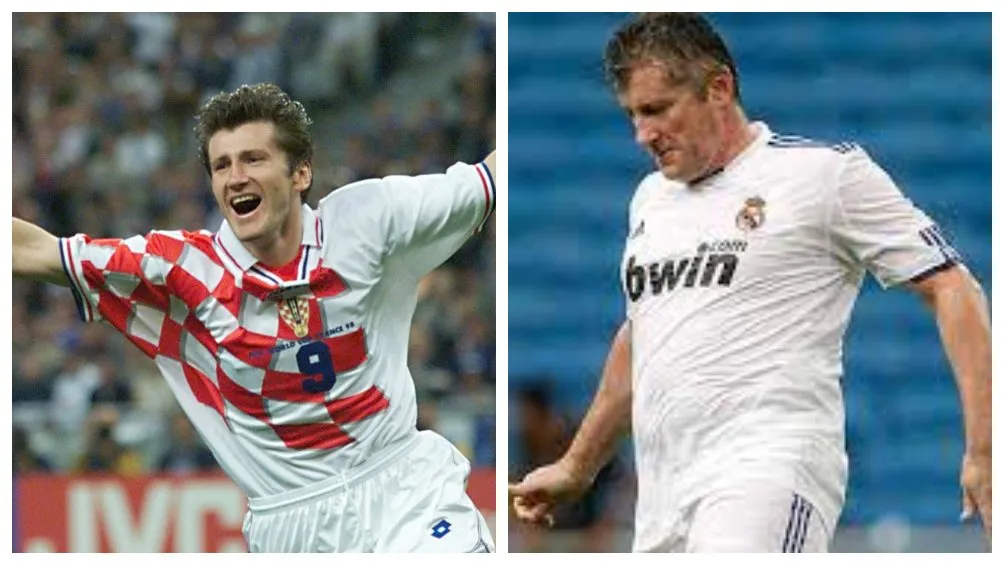 Davor Suker y su cambio físico