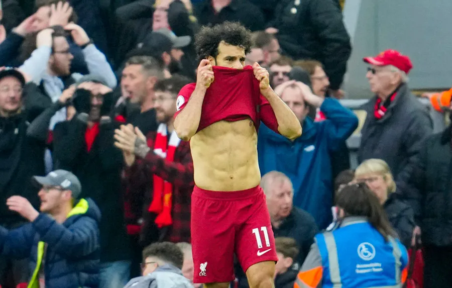 Mohamed Salah falló un penalti