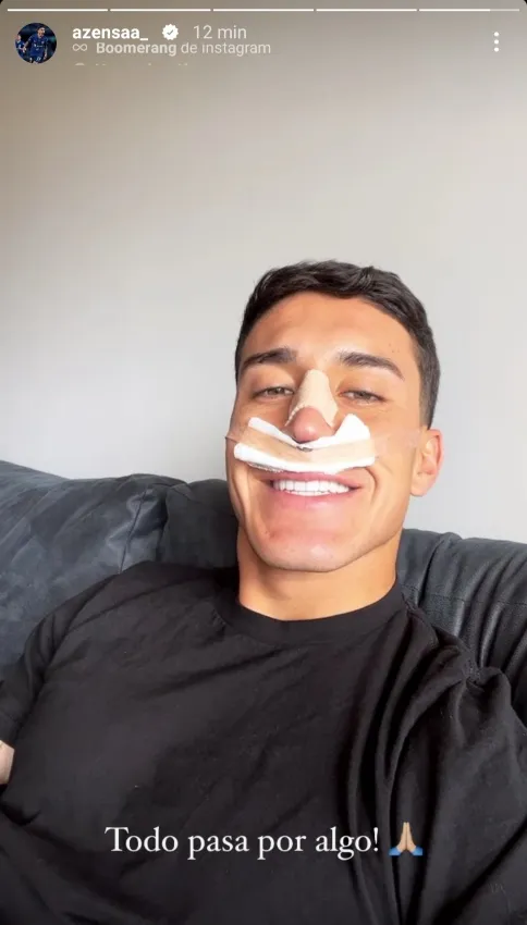 Instagram @azensaa_ Zendejas compartió una foto de su tratamiento