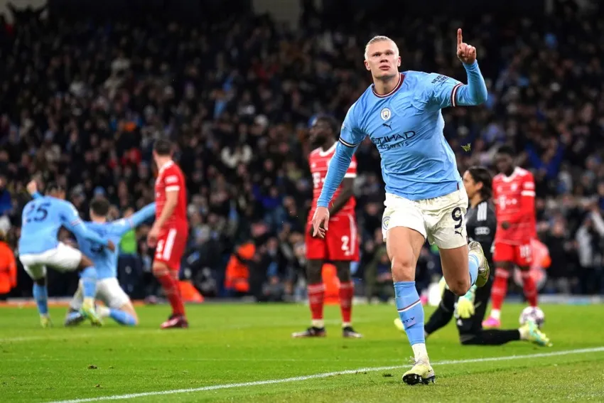 Haaland marcó uno de los goles