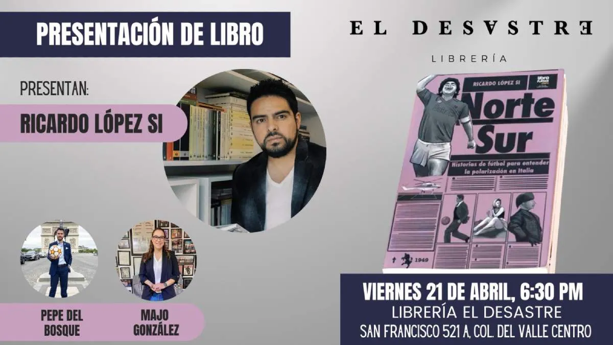 Especial La presentación oficial del libro tendrá lugar el viernes 21 de abril en la librería El Desastre