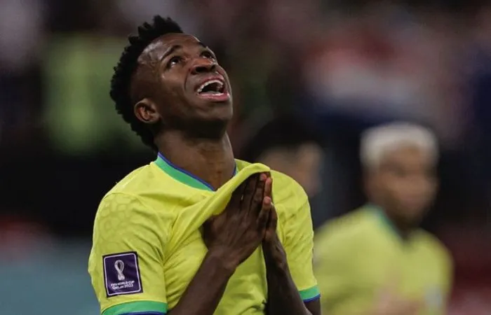 Vinícius luego de la eliminación de Brasil en Qatar 2022
