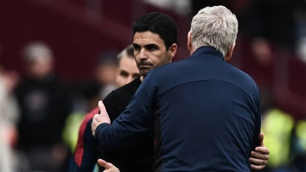 Arteta se despide de David Moyes