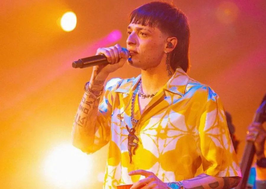 El cantante mexicano en presentación