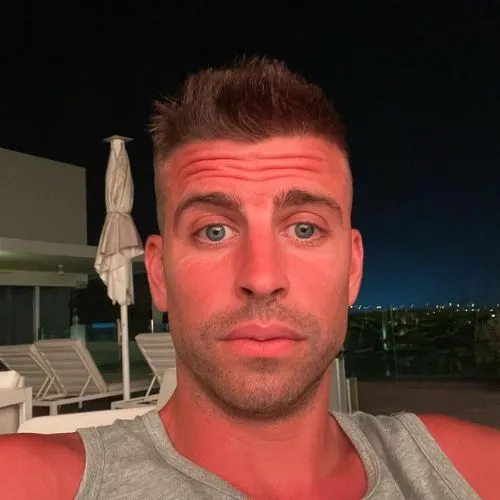 Gerard Piqué en su casa
