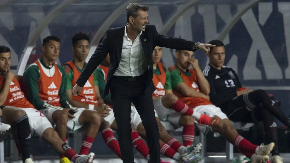 MEXSPORT Diego Cocca en el partido ante Estados Unidos