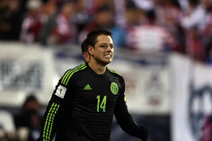 Chicharito en su último partido con México
