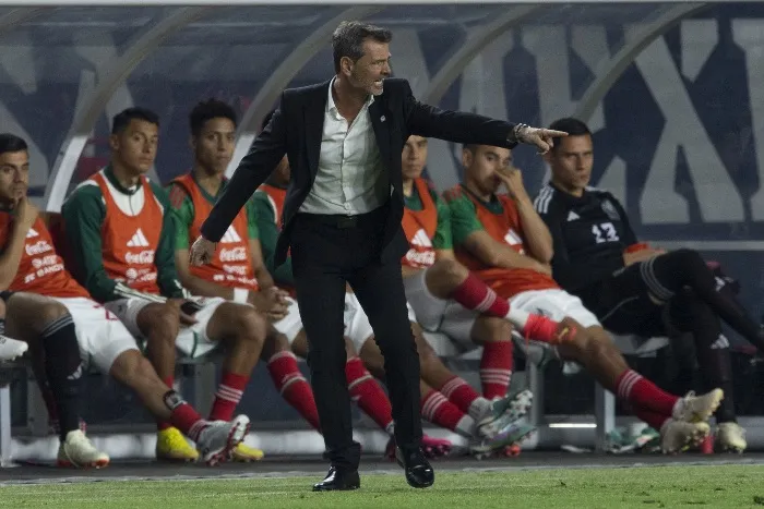 Diego Cocca en el México vs Estados Unidos 2023