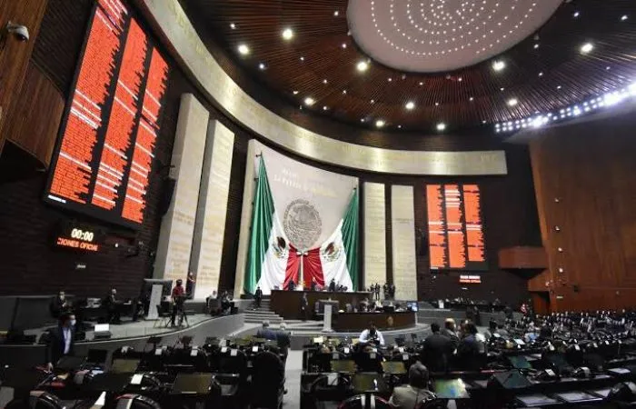 Cámara de Diputados en la votación del Insabi