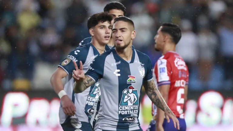 MEXSPORT Pachuca, en festejo de gol