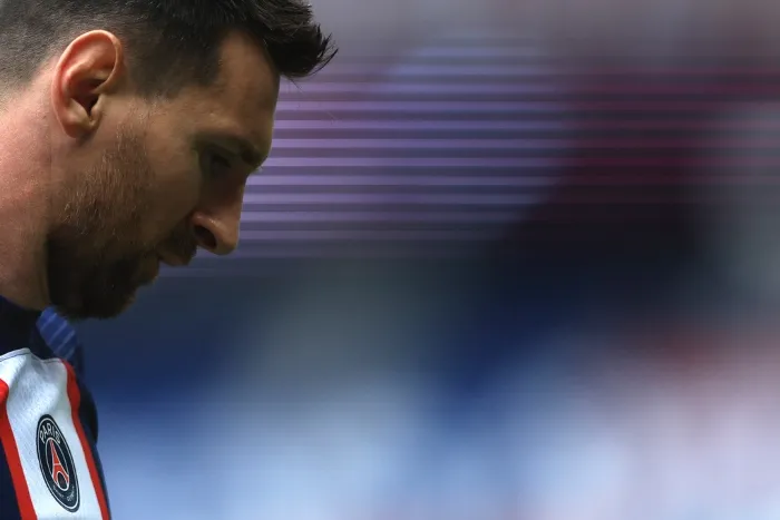 AP Messi después de que el PSG perdió un partido