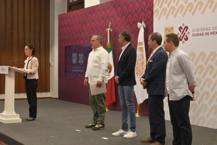 Claudia Sheinbaum en la conferencia de prensa