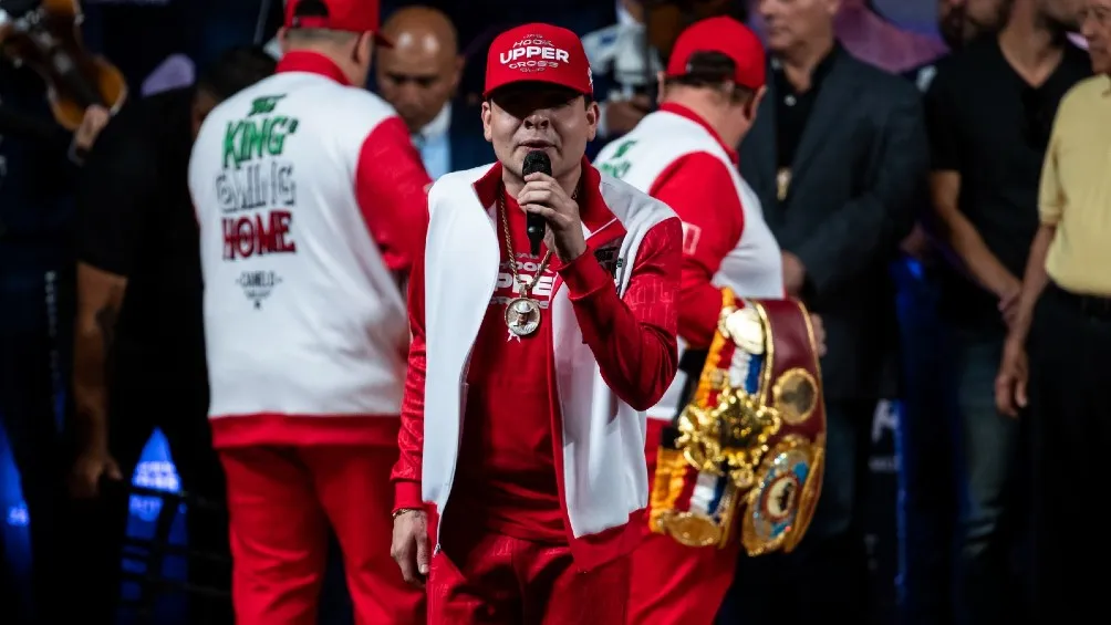 Beto Vega presente en el pesaje