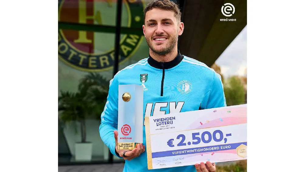 El mexicano recibió el premio al talento del mes