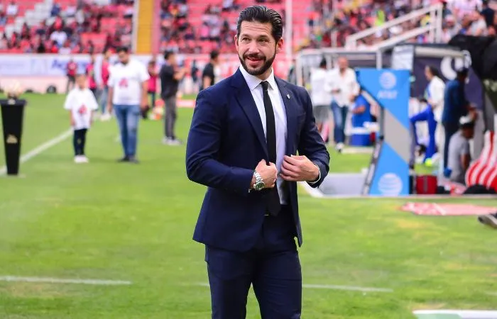 Benjamín Mora en el Estadio Alfonso Lastras