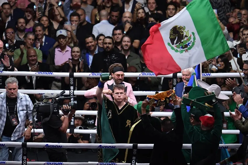 Canelo tras vencer a Ryder