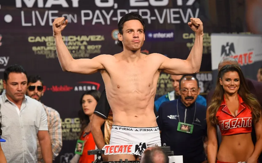 Julio César Chávez Jr. cuando boxeaba