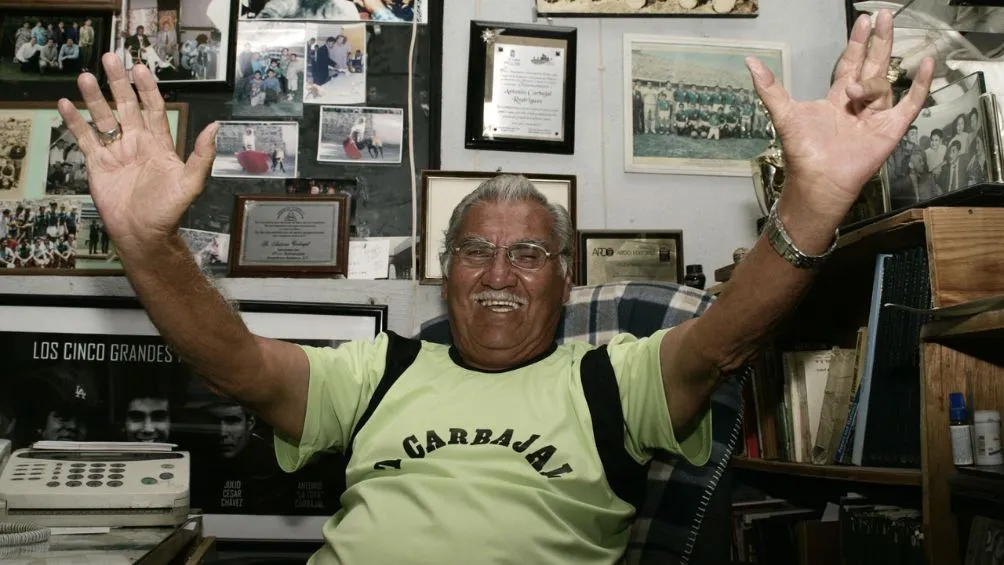 Antonio Carbajal desde su casa en Guanajuato