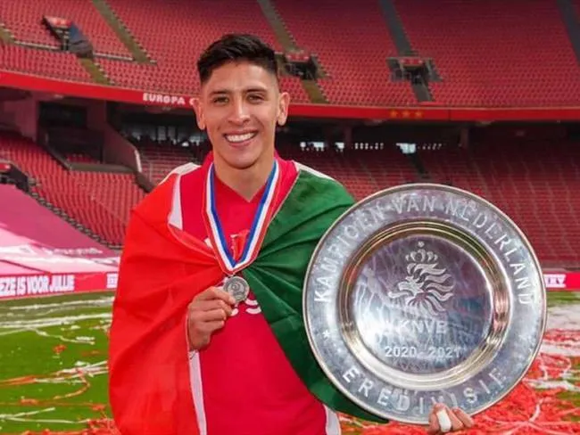 Edson Álvarez fue Campeón el Ajax