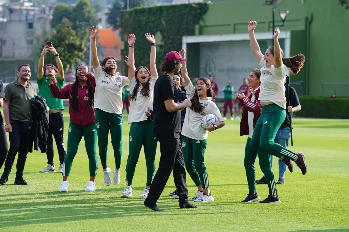 Jugadoras se la Selección conviven con Morat