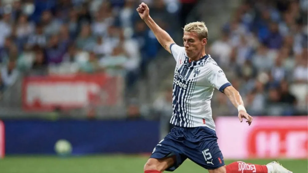 Moreno durante un encuentro con Rayados