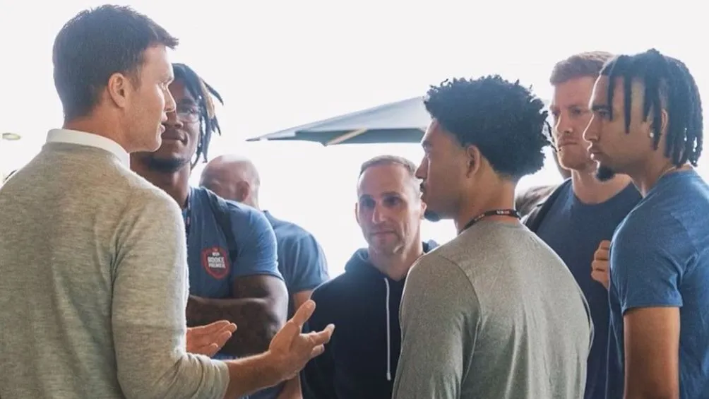 Tom Brady compartió con la nueva generación