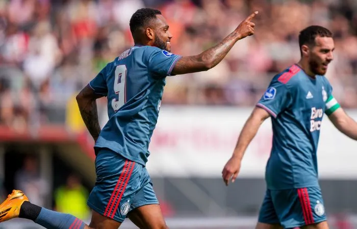 Danilo festejando uno de sus goles ante el Emmen