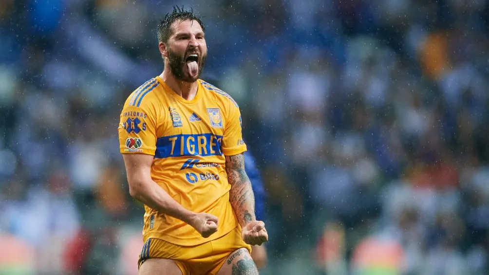 Gignac celebra el triunfo ante Rayados