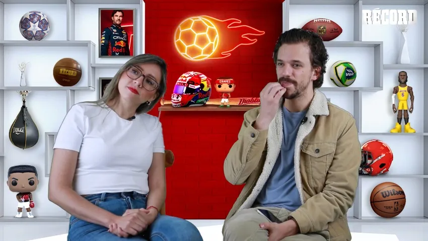 Mariana Morales y Juanito Jicamas en el podcast &quot;Los Maletas del Deporte&quot;