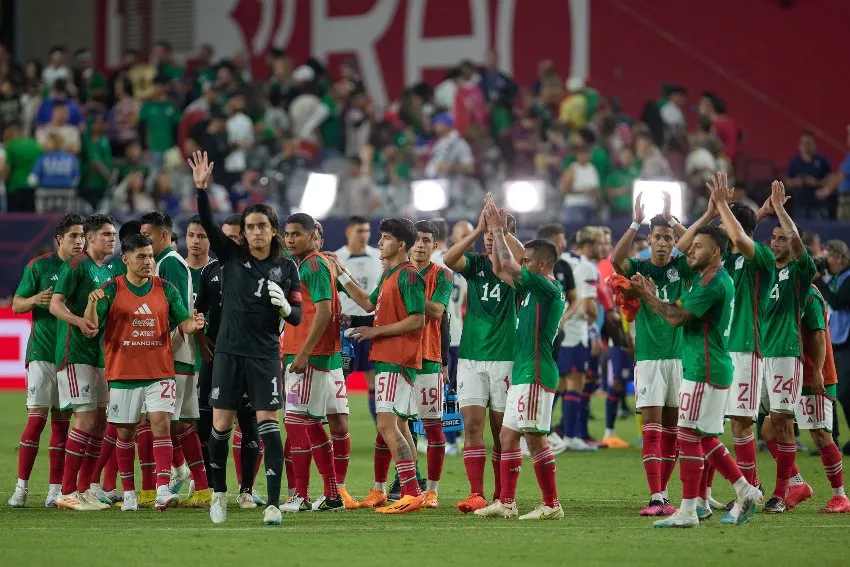 Tricolor en el juego ante Estados Unidos