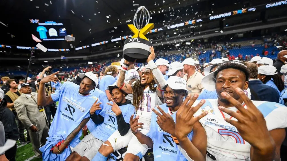 Los festejos por el título de la XFL