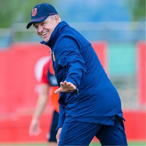 Javier Aguirre con el Mallorca