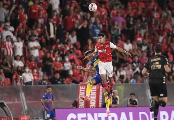Sergio Barreto en el Independiente vs Boca Juniors