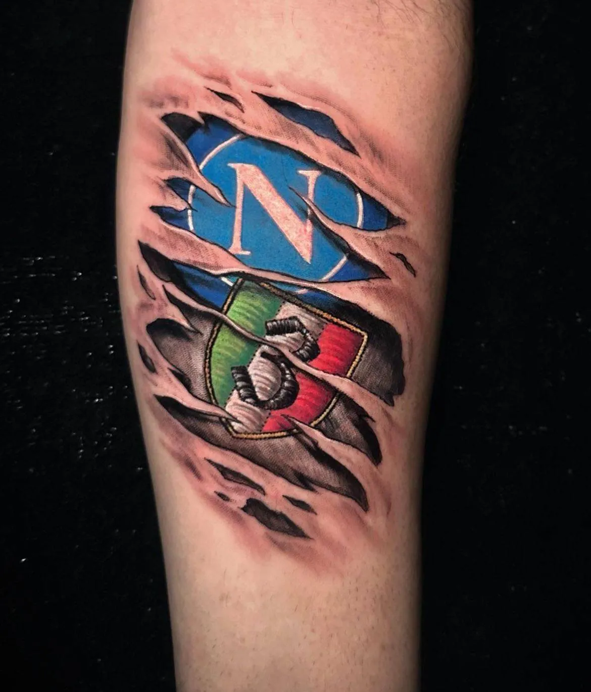 El tatuaje de Luciano Spalletti