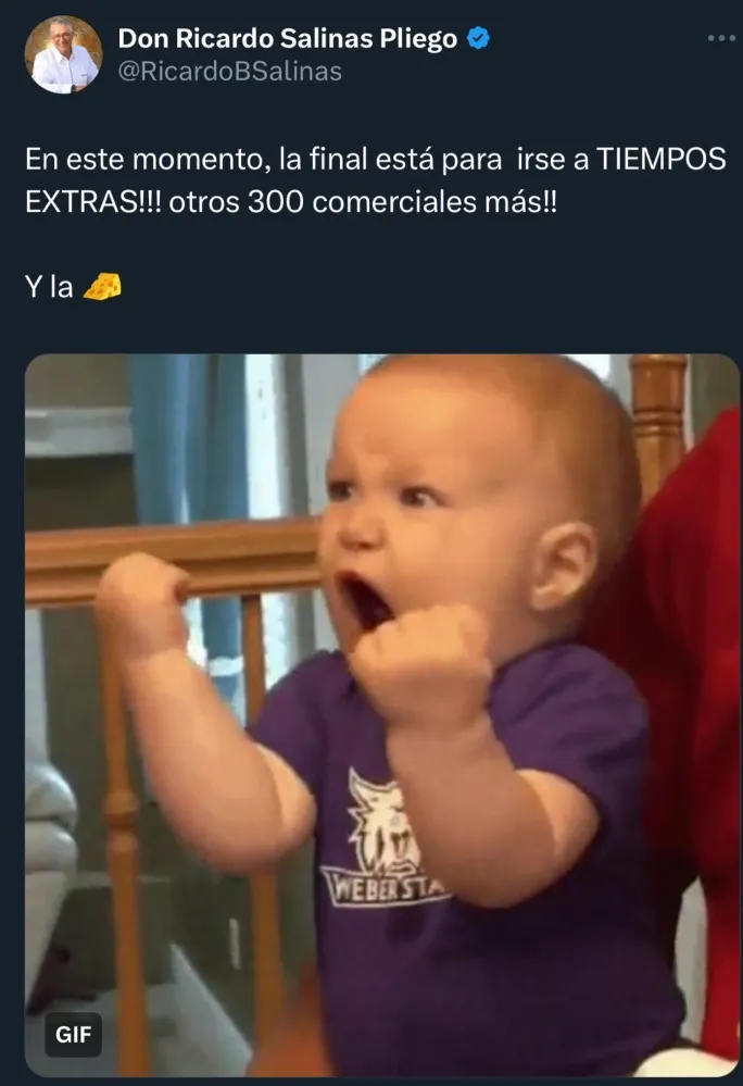 Salinas contestó a las críticas con sarcasmo