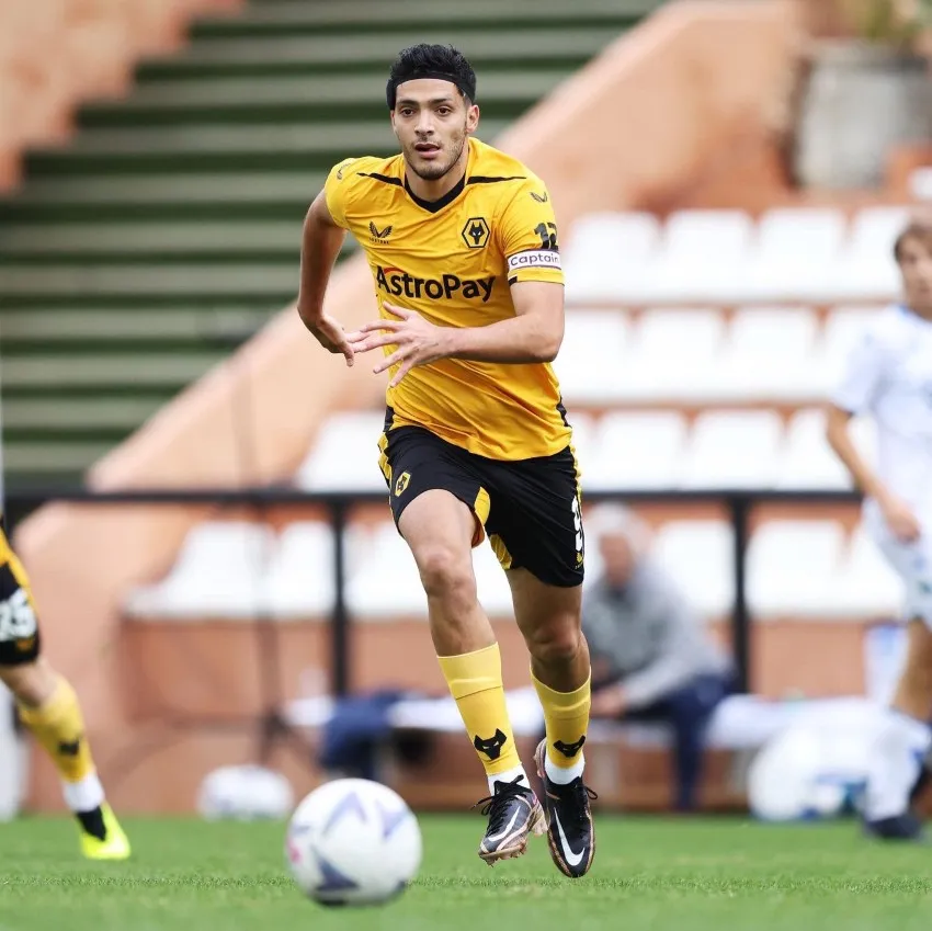 Jiménez en un partido de los Wolves